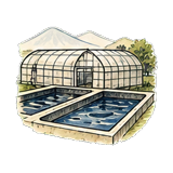 養鰻のイラスト