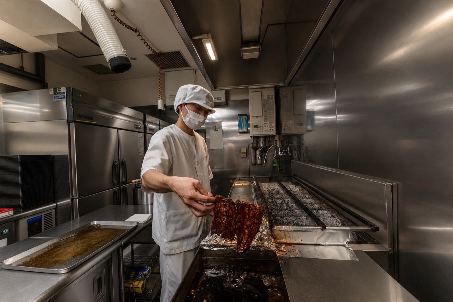 丸浜 うなぎ焼き職人の現場
